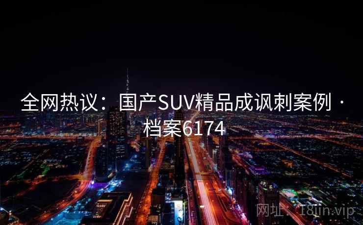 全网热议：国产SUV精品成讽刺案例 · 档案6174  第1张