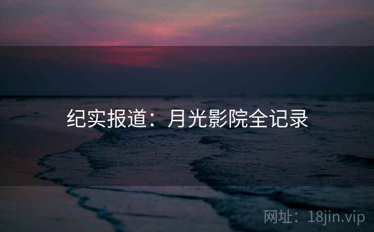 纪实报道：月光影院全记录