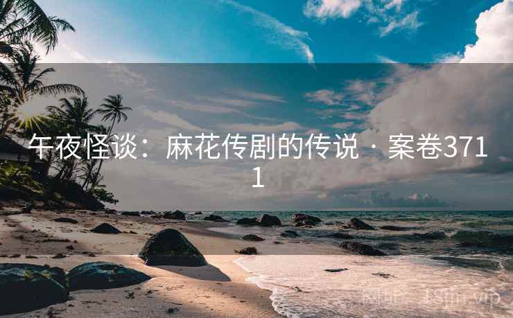 午夜怪谈:麻花传剧的传说 · 案卷3711