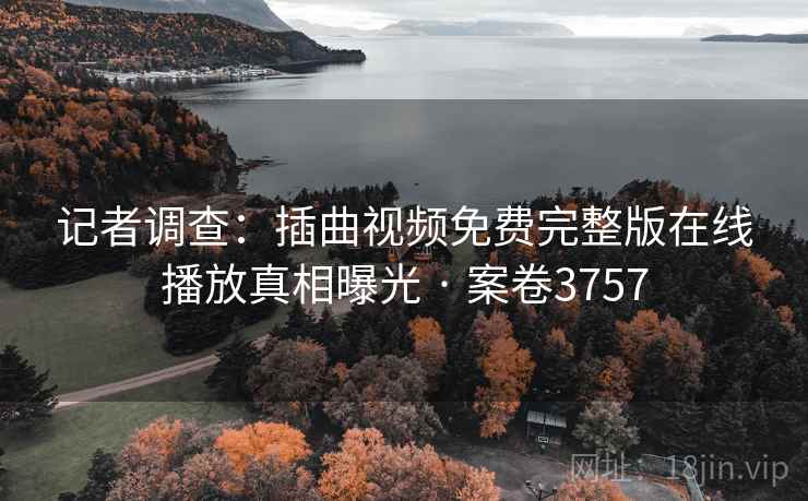 记者调查：插曲视频免费完整版在线播放真相曝光 · 案卷3757
